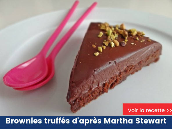 Brownies truffés d'après Martha Stewart